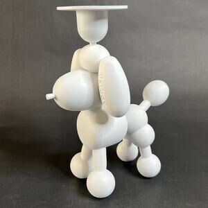 Fatboy Can-Dolly Candle Holder – White Poodle Dog | Quirky Designer Decor